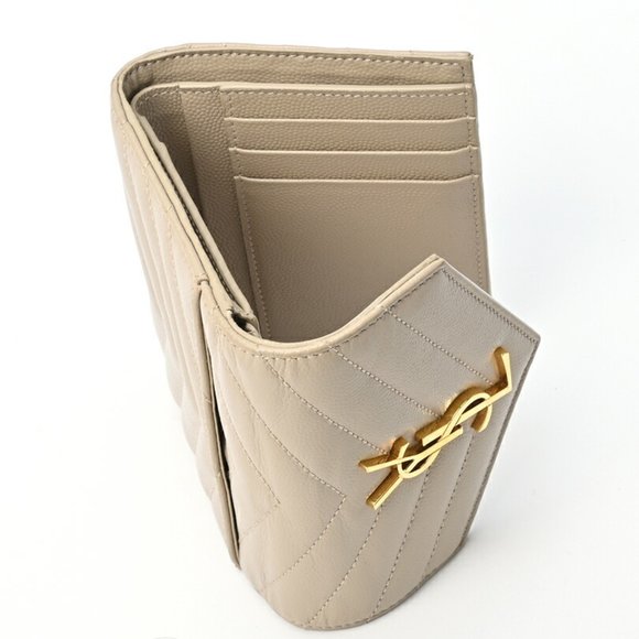 Saint Laurent Monogram Trifold Wallet 403943BOW019607 - Picture 4 of 10